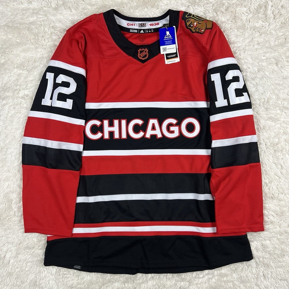 Alex DeBrincat Chicago Blackhawks Adidas Authentic Reverse Jersey H52264 Mens 54